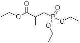3-(二乙氧基膦酰基)-2-甲基丙酸乙酯分子结构 (CAS 30336-95-9)