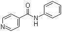 N-苯基-4-吡啶甲酰胺分子结构 (CAS 3034-31-9)