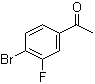 4-溴-3-氟苯乙酮分子结构 (CAS 304445-49-6)