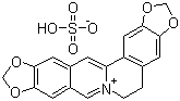 异黄连碱硫酸盐分子结构 (CAS 30462-71-6)