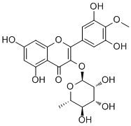 Mearnsitrin分子结构 (CAS 30484-88-9)