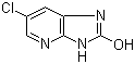 2-羟基-6-氯咪唑并[4,5-b]吡啶分子结构 (CAS 304861-88-9)