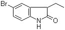 5-溴-3-乙基-1,3-二氢吲哚-2-酮分子结构 (CAS 304876-05-9)