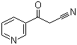 3-氧代-3-(3-吡啶基)丙腈分子结构 (CAS 30510-18-0)