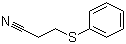 3-(苯硫基)丙腈分子结构 (CAS 3055-87-6)