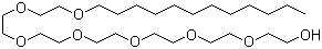 结构式 CAS# 3055-97-8, 十二烷基七聚乙二醇醚