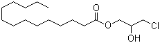 1-肉豆蔻酰基-3-氯丙二醇分子结构 (CAS 30557-03-0)