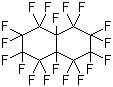 结构式 CAS# 306-94-5, 全氟萘烷; 十八氟十氢萘