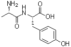 L-丙氨酰-L-酪氨酸分子结构 (CAS 3061-88-9)