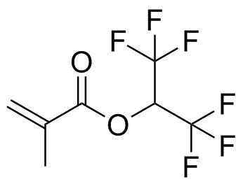 1,1,1,3,3,3-Hexafluoroisopropyl methacrylate molecular structure (CAS 3063-94-3)