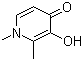 1,2-二甲基-3-羟基-4-吡啶酮分子结构 (CAS 30652-11-0)