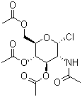 1-氯-1-脱氧-2,3,4,6-四-O-乙酰基-alpha-D-葡糖胺分子结构 (CAS 3068-34-6)