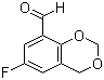 6-氟-4H-1,3-苯并二恶烷-8-甲醛分子结构 (CAS 306934-87-2)