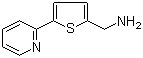 结构式 CAS# 306934-92-9, 5-(2-吡啶基)噻吩-2-甲胺