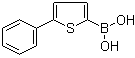 2-苯基-5-噻吩硼酸分子结构 (CAS 306934-95-2)