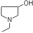 1-乙基-3-吡咯烷醇分子结构 (CAS 30727-14-1)