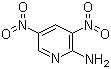 3,5-二硝基-2-氨基吡啶分子结构 (CAS 3073-30-1)