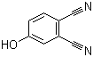 3,4-二氰基苯酚分子结构 (CAS 30757-50-7)
