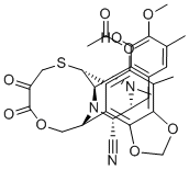 Trabectedin intermediate molecular structure (CAS 308359-33-3)
