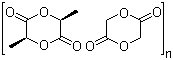聚(乙交酯-L-丙交酯)分子结构 (CAS 30846-39-0)