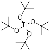 四叔丁基钛酸酯分子结构 (CAS 3087-39-6)