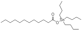 三丁基锡单月桂酸酯分子结构 (CAS 3090-36-6)