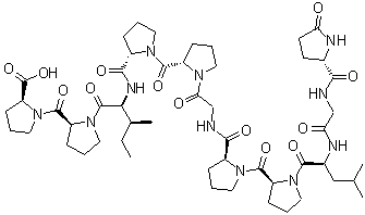 血管舒缓激肽-增强肽 C分子结构 (CAS 30953-20-9)