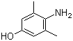 3,5-二甲基-4-氨基苯酚分子结构 (CAS 3096-70-6)