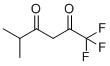 1,1,1-三氟-5-甲基己烷-2,4-二酮分子结构 (CAS 30984-28-2)