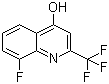 8-氟-4-羟基-2-(三氟甲基)喹啉分子结构 (CAS 31009-31-1)