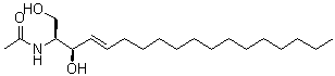 N-乙酰基鞘氨醇分子结构 (CAS 3102-57-6)