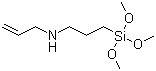 3-(N-烯丙基氨基)丙基三甲氧基硅烷分子结构 (CAS 31024-46-1)