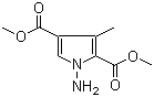 1-Amino-3-methylpyrrole-2,4-dicarboxylic acid dimethyl ester molecular structure (CAS 310431-26-6)