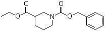 Cbz-Piperidine-3-carboxylic acid ethyl ester molecular structure (CAS 310454-53-6)