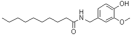 N-香草基癸酰胺分子结构 (CAS 31078-36-1)