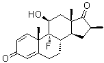 倍他米松-17-酮分子结构 (CAS 3109-01-1)