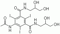 5-(乙酰氨基)-N,N'-双(2,3-二羟基丙基)-2,4,6-三碘-1,3-苯二甲酰胺分子结构 (CAS 31127-80-7)