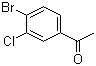 4'-溴-3'-氯苯乙酮分子结构 (CAS 3114-31-6)