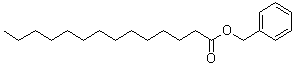 Benzyl myristate molecular structure (CAS 31161-71-4)