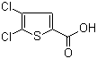 4,5-二氯噻吩-2-甲酸分子结构 (CAS 31166-29-7)