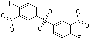二(4-氟-3-硝基苯基)砜分子结构 (CAS 312-30-1)