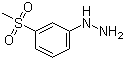 (3-甲磺酰基苯基)肼分子结构 (CAS 312303-93-8)