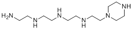 N~1~-(2-氨基乙基)-N~2~-(2-{[2-(哌嗪-1-基)乙基]氨基}乙基)乙烷-1,2-二胺分子结构 (CAS 31295-50-8)