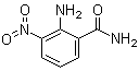 2-氨基-3-硝基苯甲酰胺分子结构 (CAS 313279-12-8)
