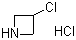 3-氯氮杂环丁烷盐酸盐分子结构 (CAS 313468-63-2)
