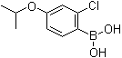 2-氯-4-异丙氧基苯硼酸分子结构 (CAS 313545-47-0)