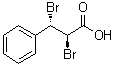 (alphaR,betaS)-rel-alpha,beta-二溴苯丙酸分子结构 (CAS 31357-31-0)