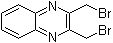 结构式 CAS# 3138-86-1, 2,3-二(溴甲基)喹喔啉