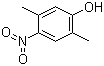 2,5-二甲基-4-硝基苯酚分子结构 (CAS 3139-05-7)