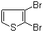 2,3-二溴噻吩分子结构 (CAS 3140-93-0)